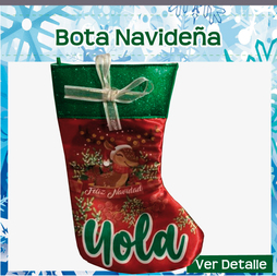 Bota Navideña $36.00