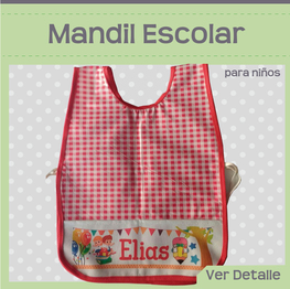 Mandil Escolar $60.00