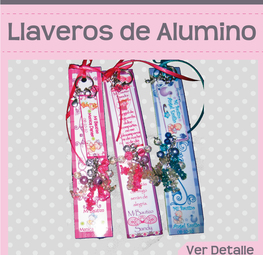 Llaveros de Aluminio $29.50