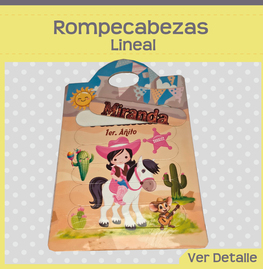 Rompecabezas Lineal $25.00