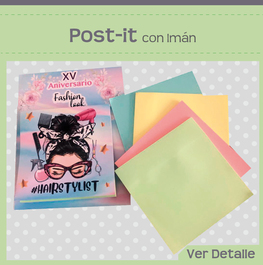 Post-it con imán $22.00