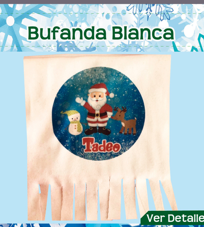 Bufanda Blanca $49.00